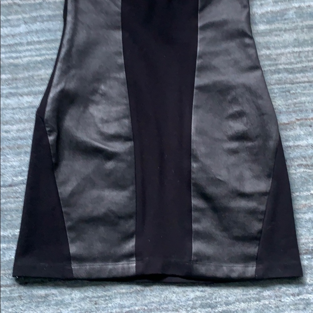 Theory Black Two Texture Strapless Mini Dress 6 - Picture 9 of 11